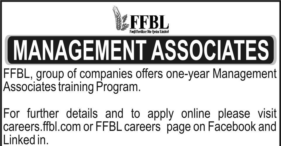 FFBL Management Associates Program NTS Jobs 2022 Application Form
