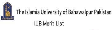 IUB Merit List 2021 For Fall BS Programs Morning and Evening
